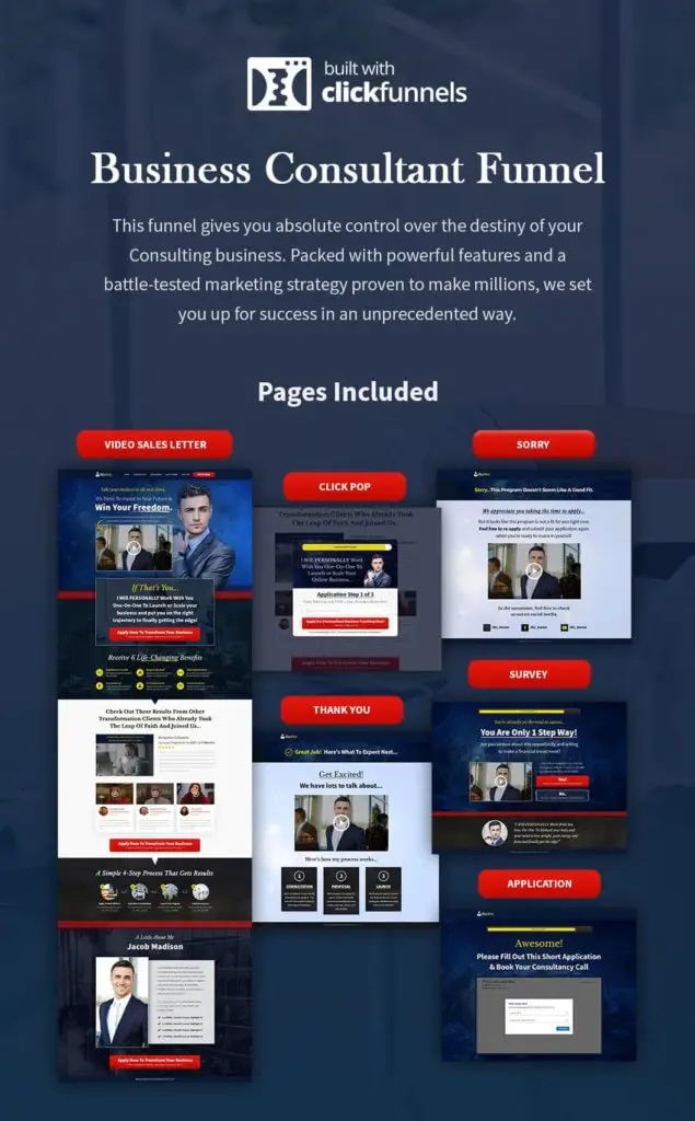 Business Consultant Funnel Template
