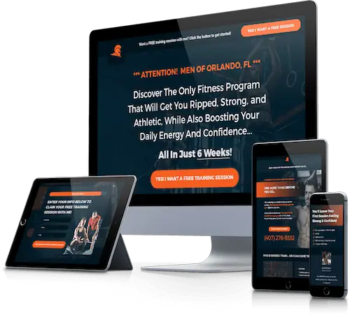 Sales Funnel Template - Fitness Trainer Gym - Funnel101x